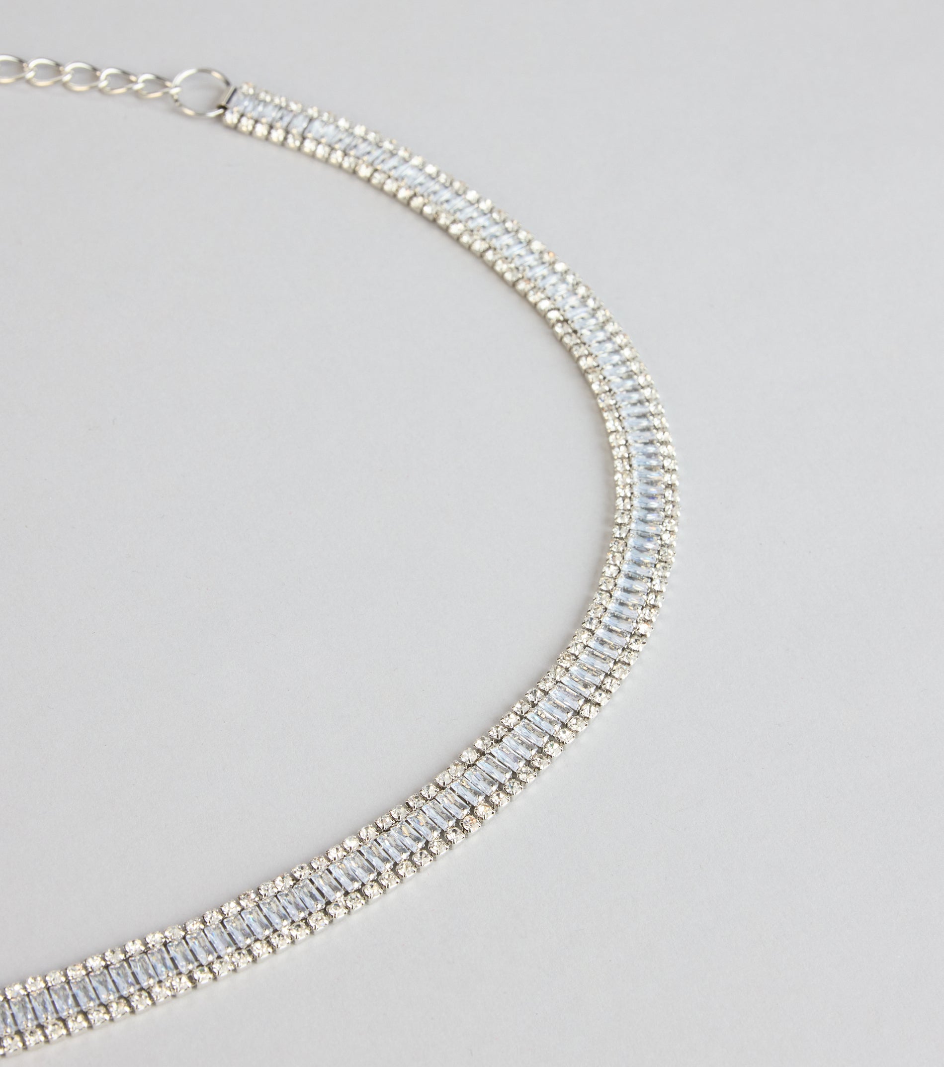 Shimmer Statement Cubic Zirconia Belt