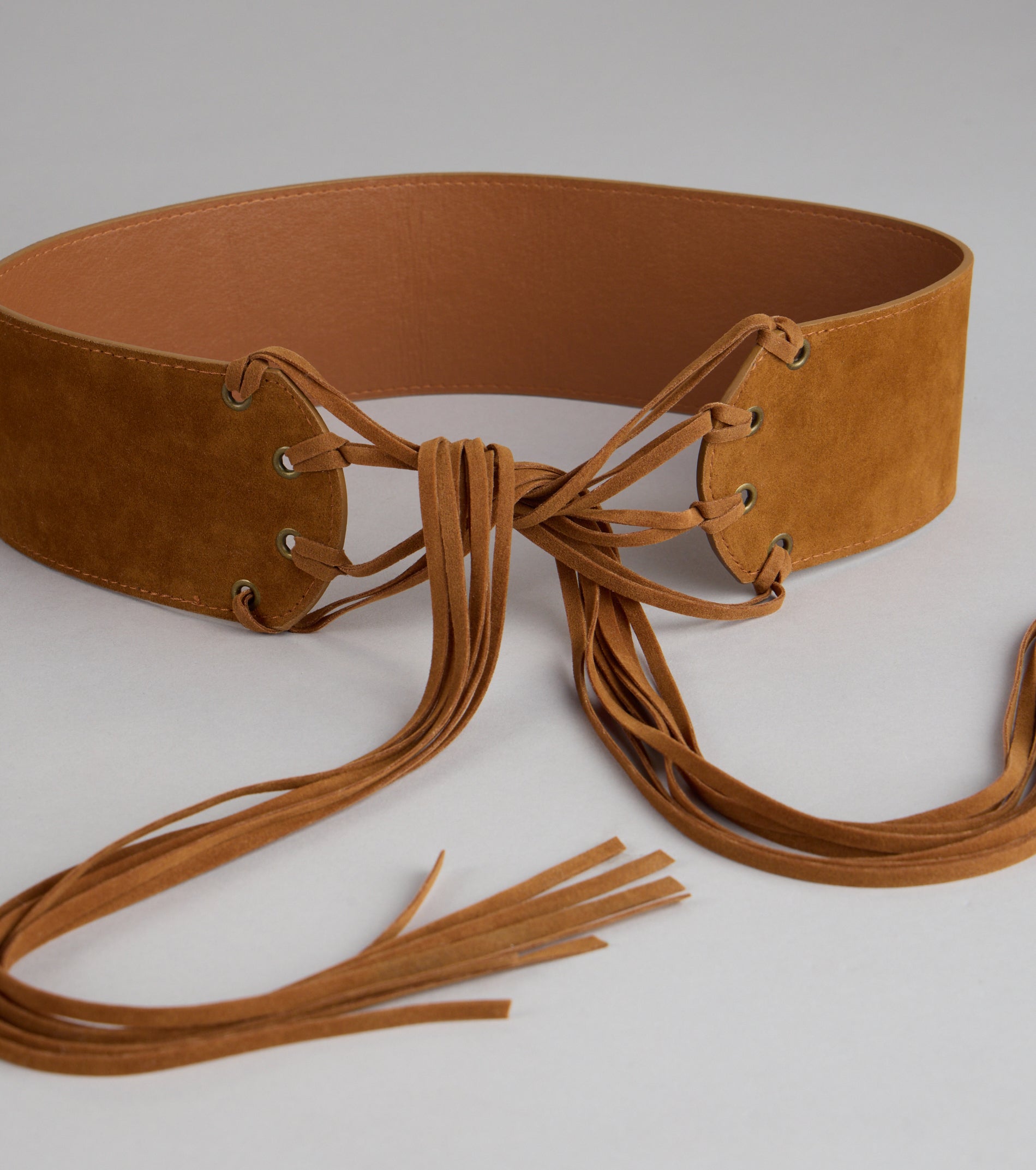 Belt It Babe Faux Suede Tie Belt