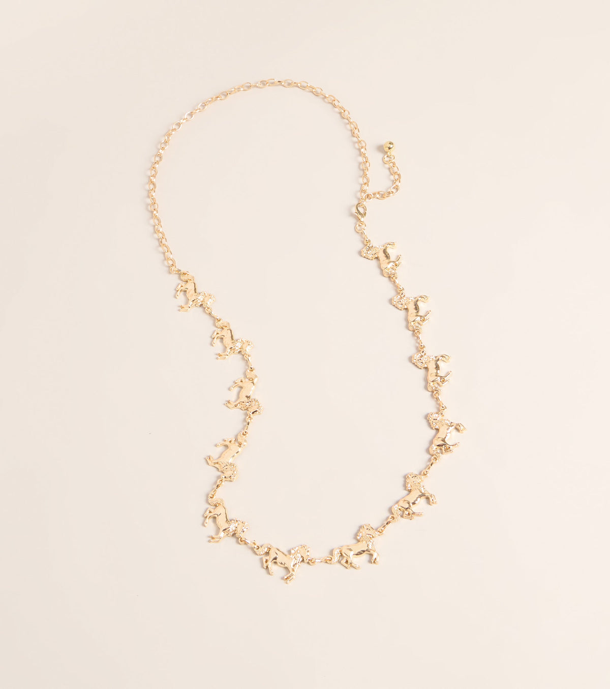 Lucky Ride Horse Chain Belt
