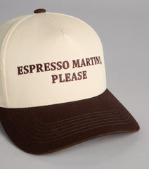 Espresso Martini Please Baseball Cap