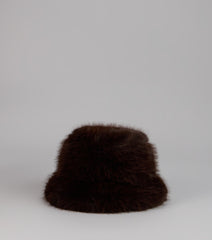 Cozy Bliss Faux Fur Bucket Hat