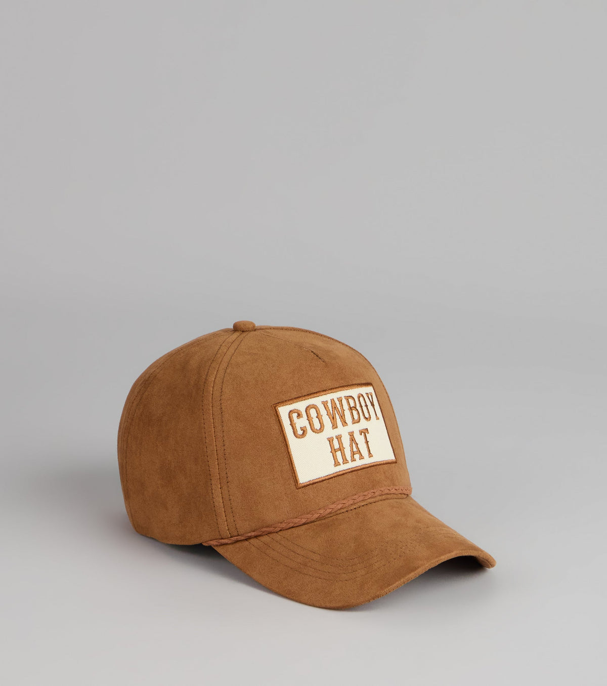 Saddle Up Faux Suede Cowboy Cap