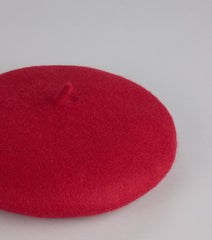 Rich Mood Solid Beret