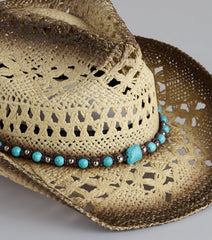 Sun Chaser Straw Cowboy Hat