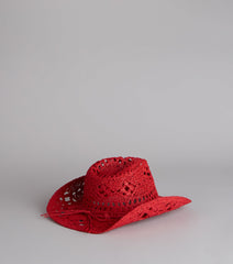 Rodeo Ready Straw Cowboy Hat