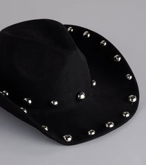 Outlaw Flare Studded Cowboy Hat