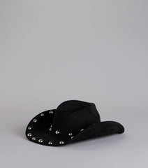 Outlaw Flare Studded Cowboy Hat