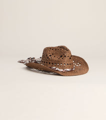 Nashville Nights Straw Cowboy Hat