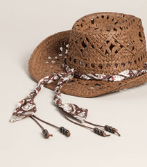 Nashville Nights Straw Cowboy Hat