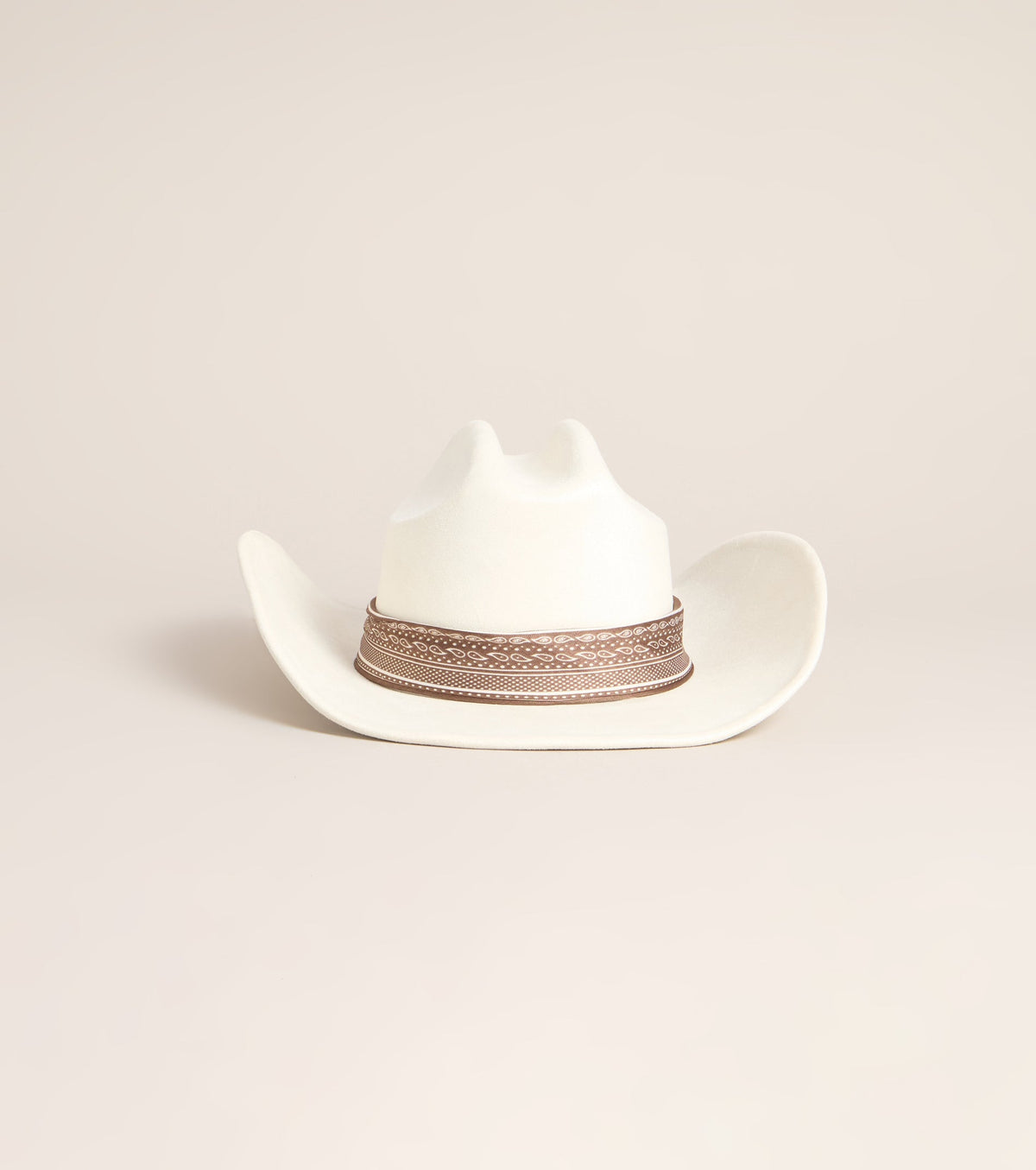 Western Kisses Scarf Trim Cowboy Hat