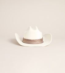 Western Kisses Scarf Trim Cowboy Hat