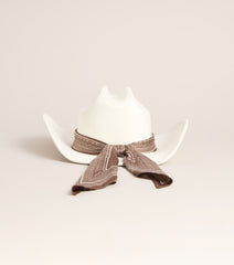 Western Kisses Scarf Trim Cowboy Hat