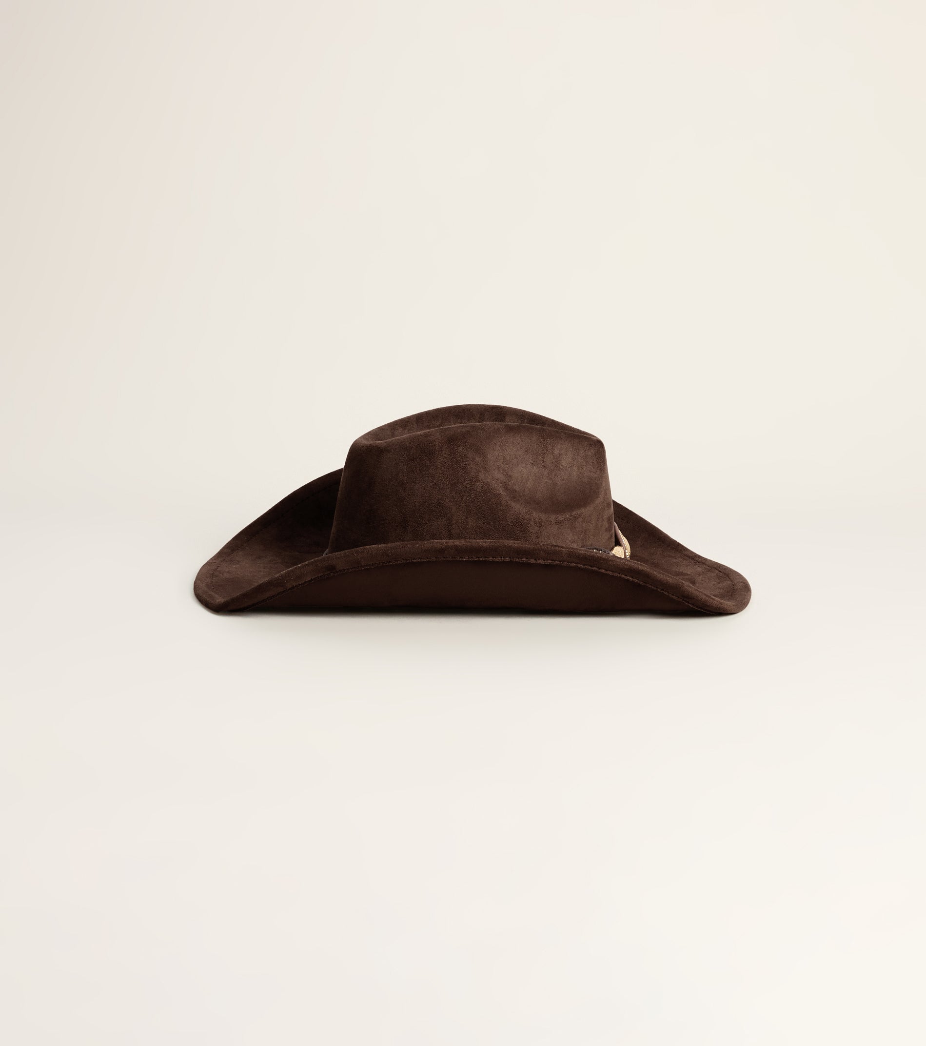 Bold Western Faux Suede Cowboy Hat