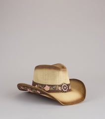 Sweet Spur Floral Cowboy Hat