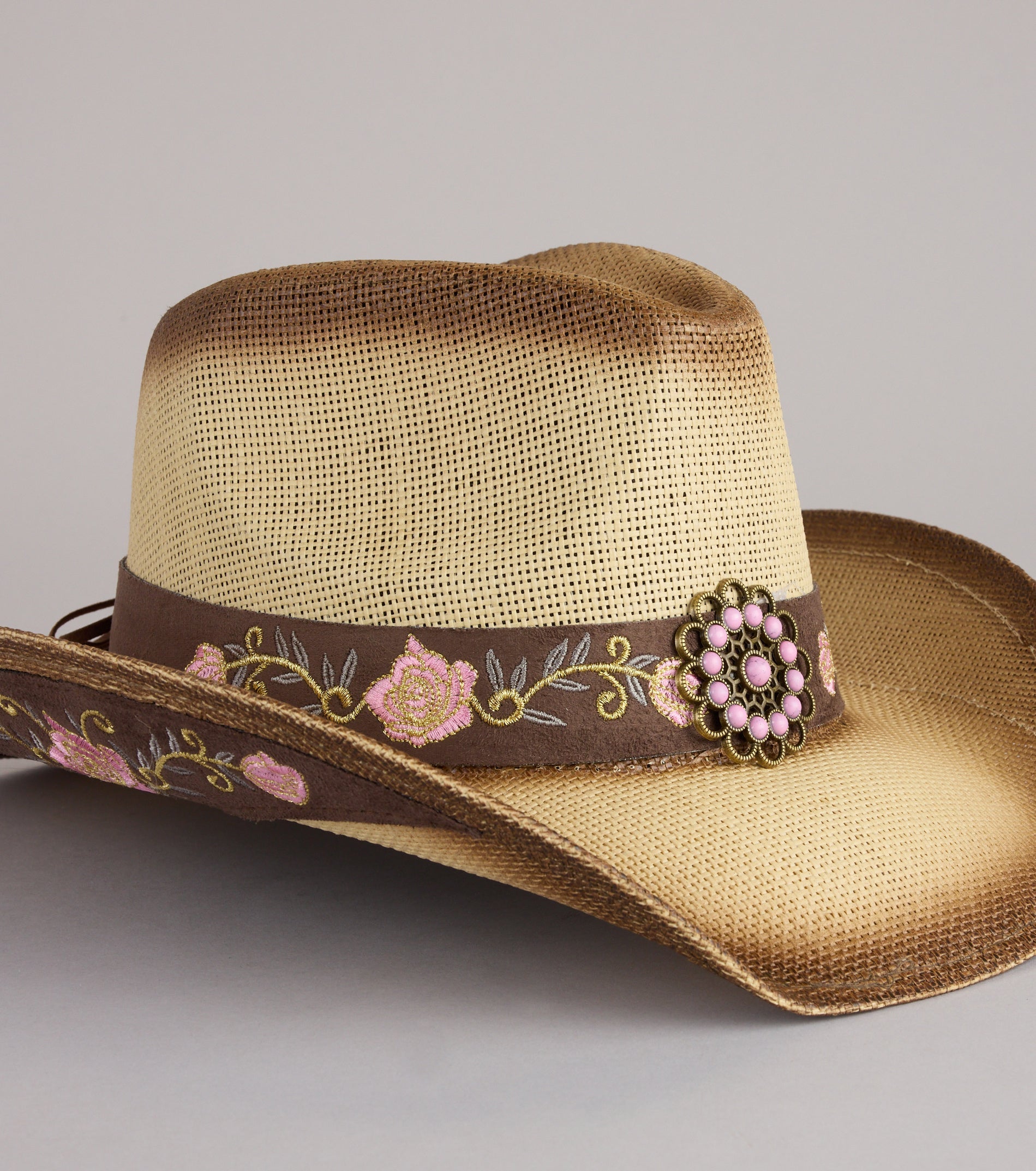 Sweet Spur Floral Cowboy Hat
