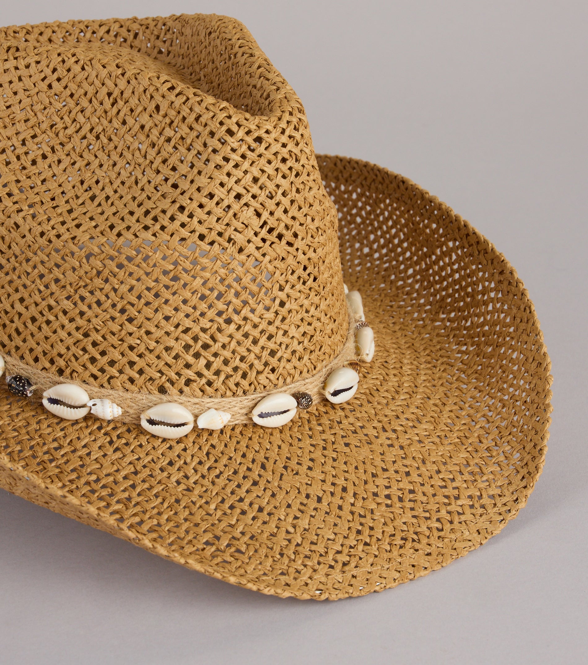 Seaside Rodeo Shell Cowboy Hat