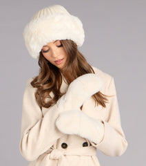 Snug Factor Fur Trim Mittens