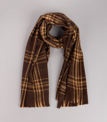 Cozy Girl Season Plaid Scarf
