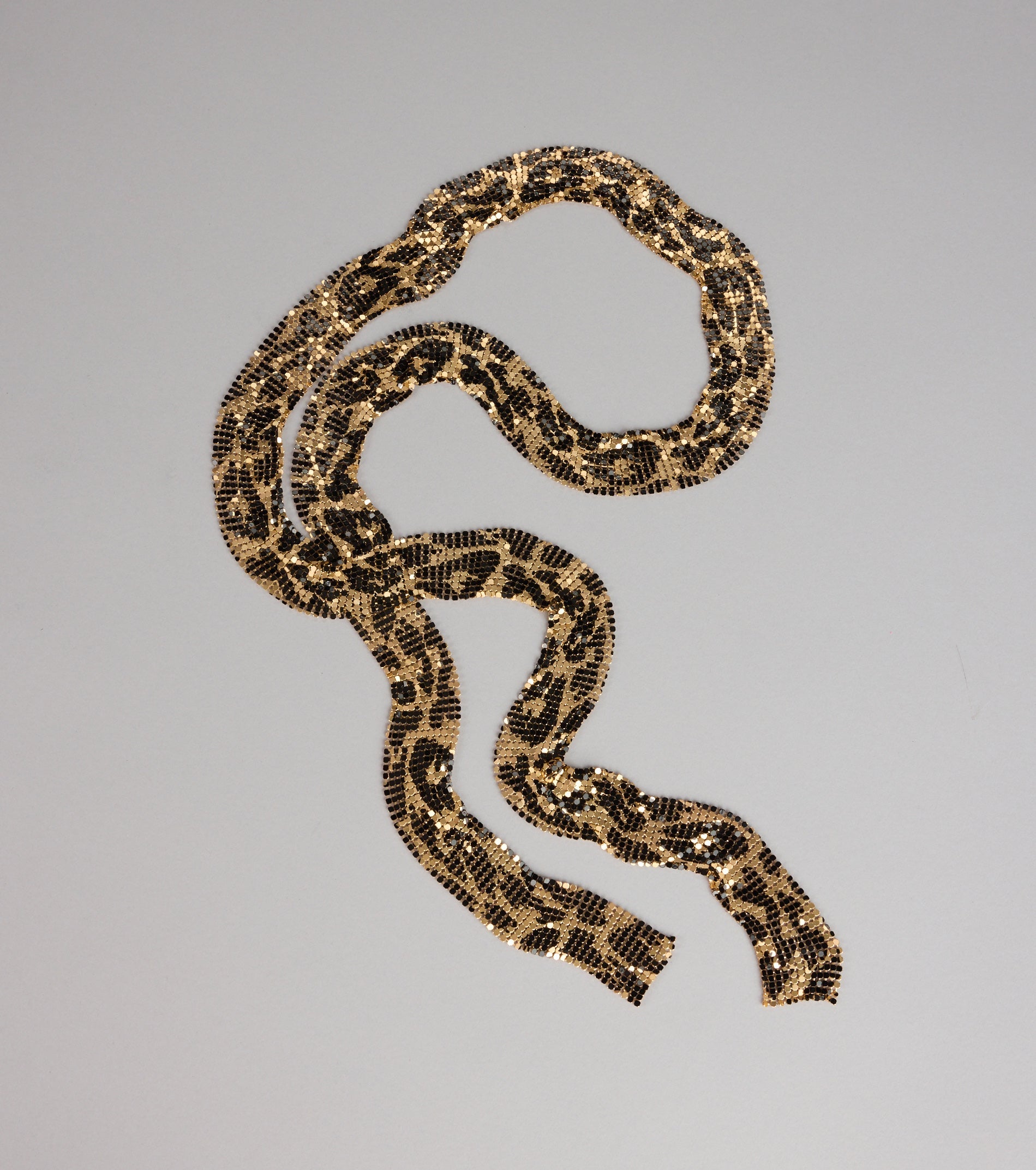 Spark Of Chic Leopard Print Skinny Scarf