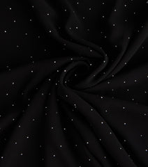 Soft Sparkle Rhinestone Chiffon Scarf