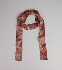 Painted Whisper Abstract Skinny Scarf