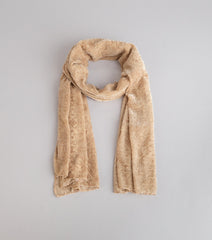 Draped In Drama Burnout Velvet Scarf