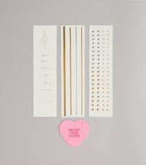 Never Have I Ever Temporary Tattoo Set