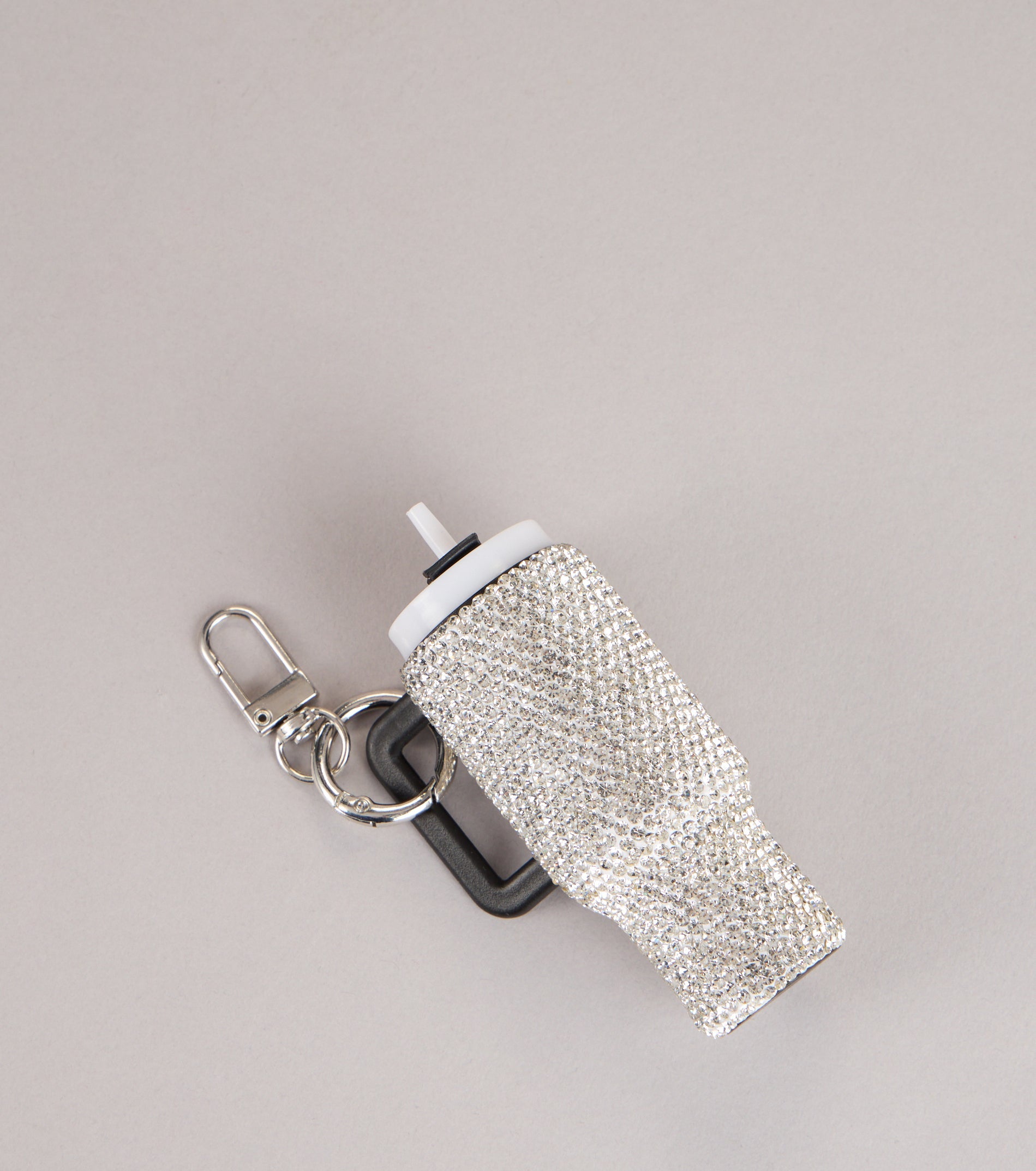 Glow Mode Rhinestone Hydro Cup Keychain