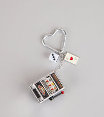 Lucky Streak Slot Machine Keychain