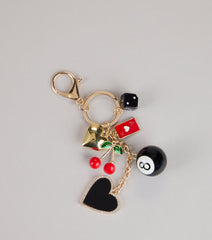 Lucky Girl Charm Keychain