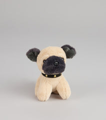 Starry Snuggles Pug Keychain