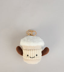 Latte Love Plush Keychain