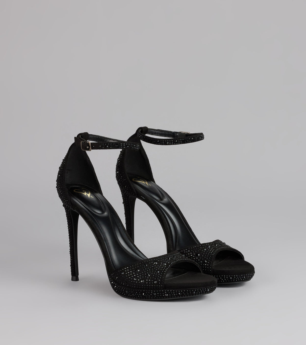 Elevated Intent Rhinestone Stiletto Heels