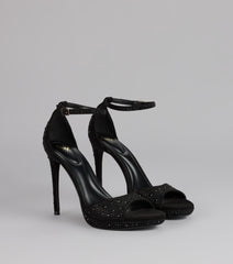 Elevated Intent Rhinestone Stiletto Heels