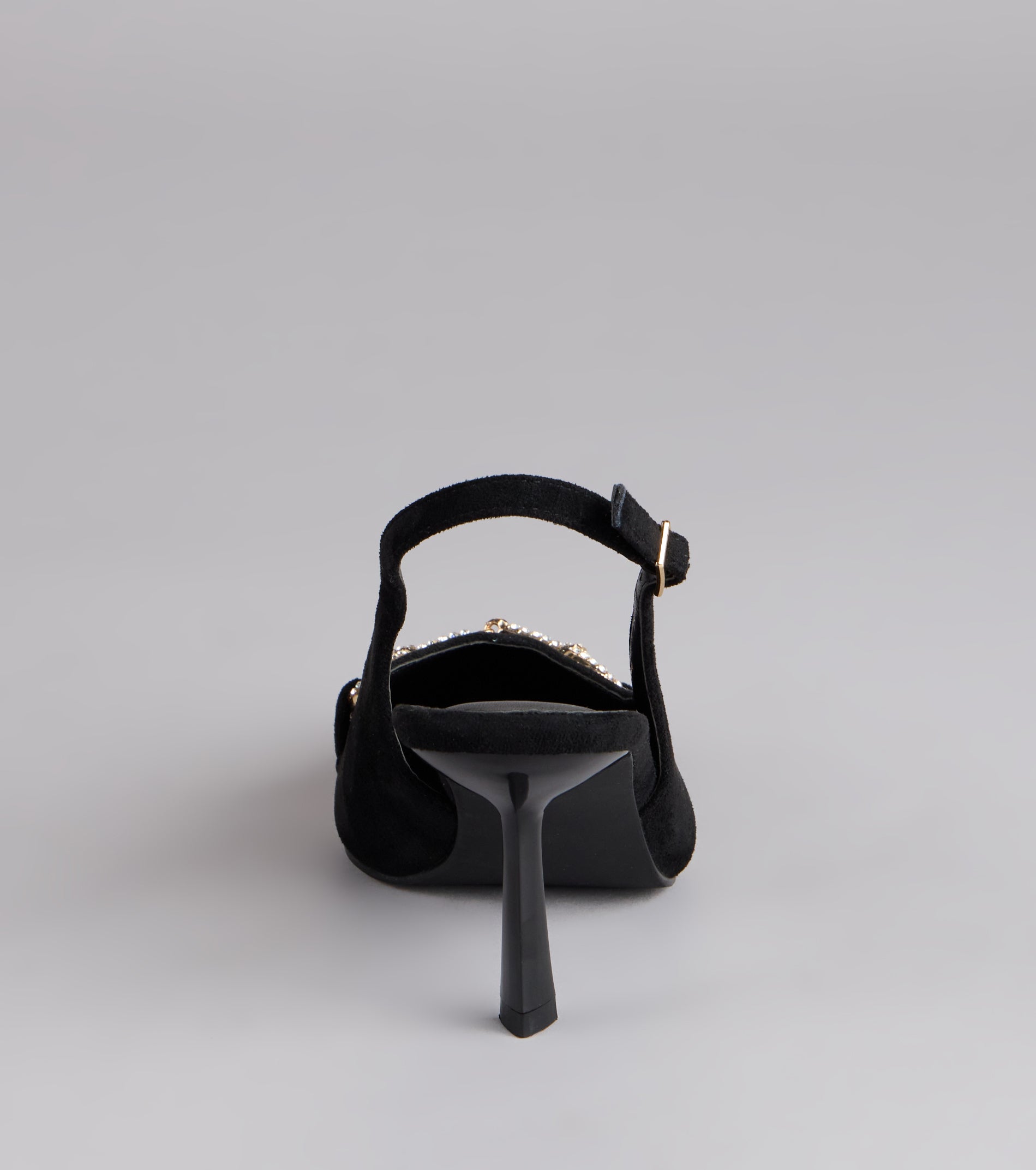 High Society Rhinestone Slingback Heels