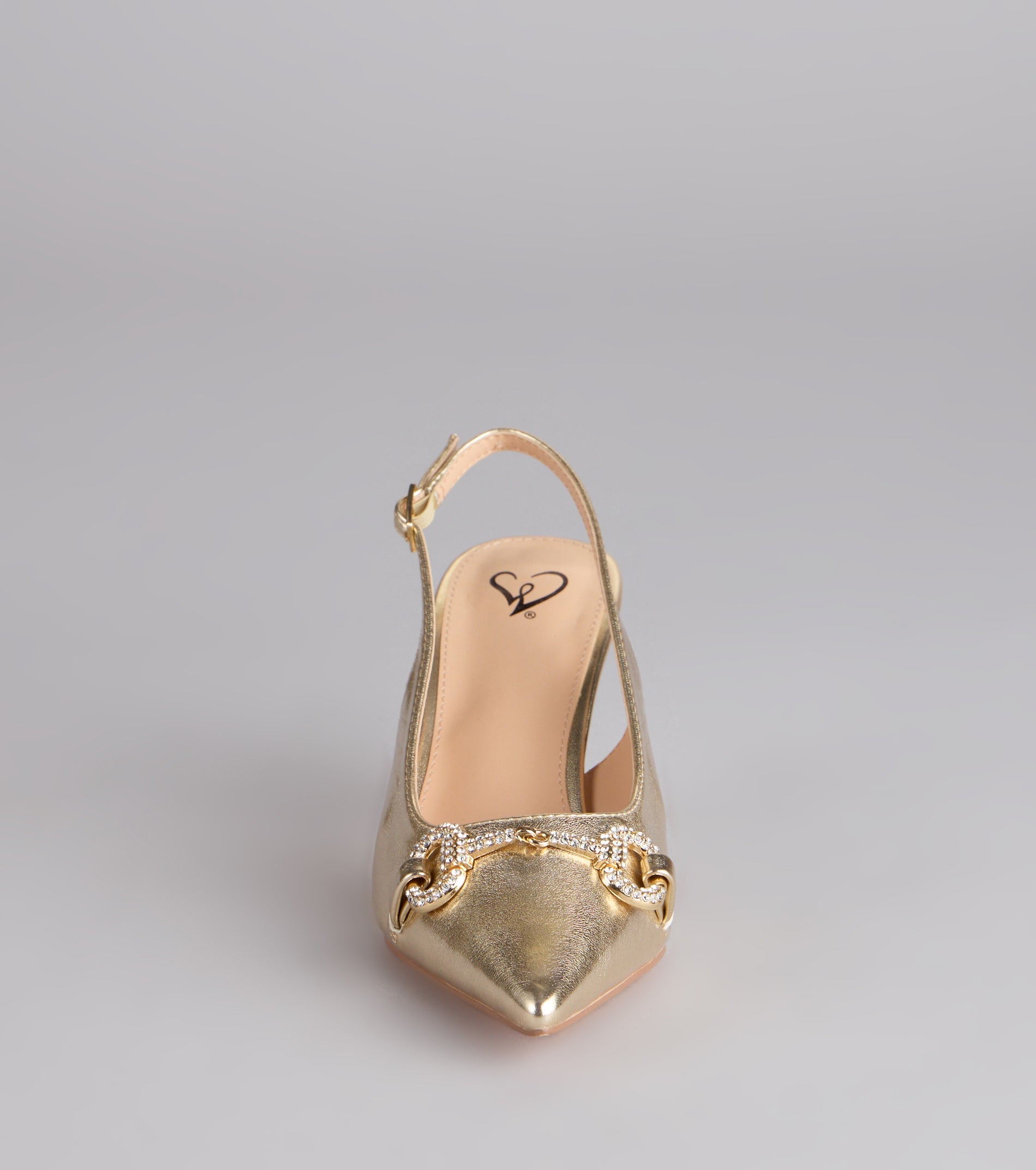 High Society Rhinestone Slingback Heels