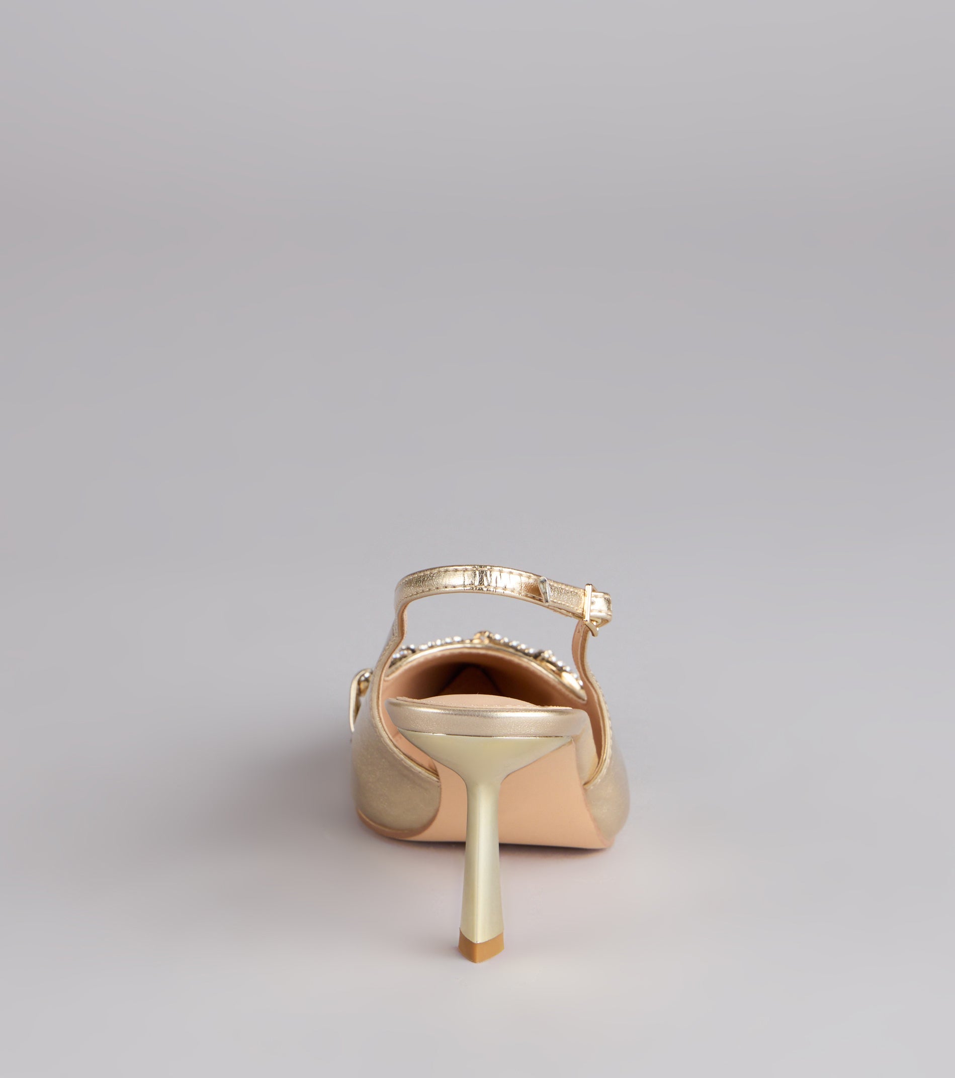 High Society Rhinestone Slingback Heels
