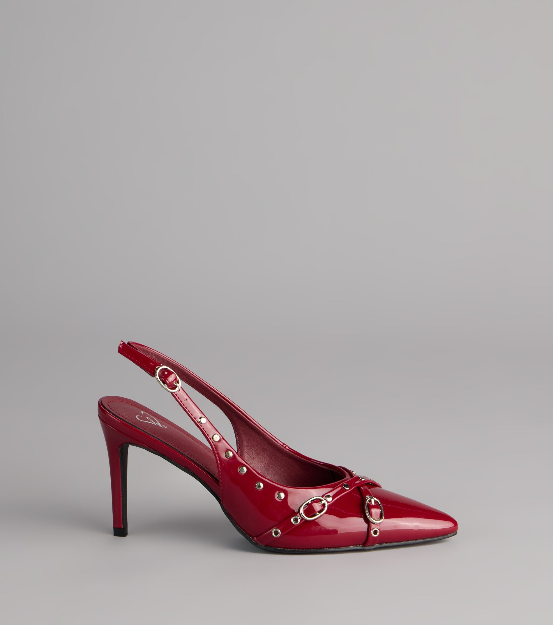 Final Touch Buckle Stiletto Pumps
