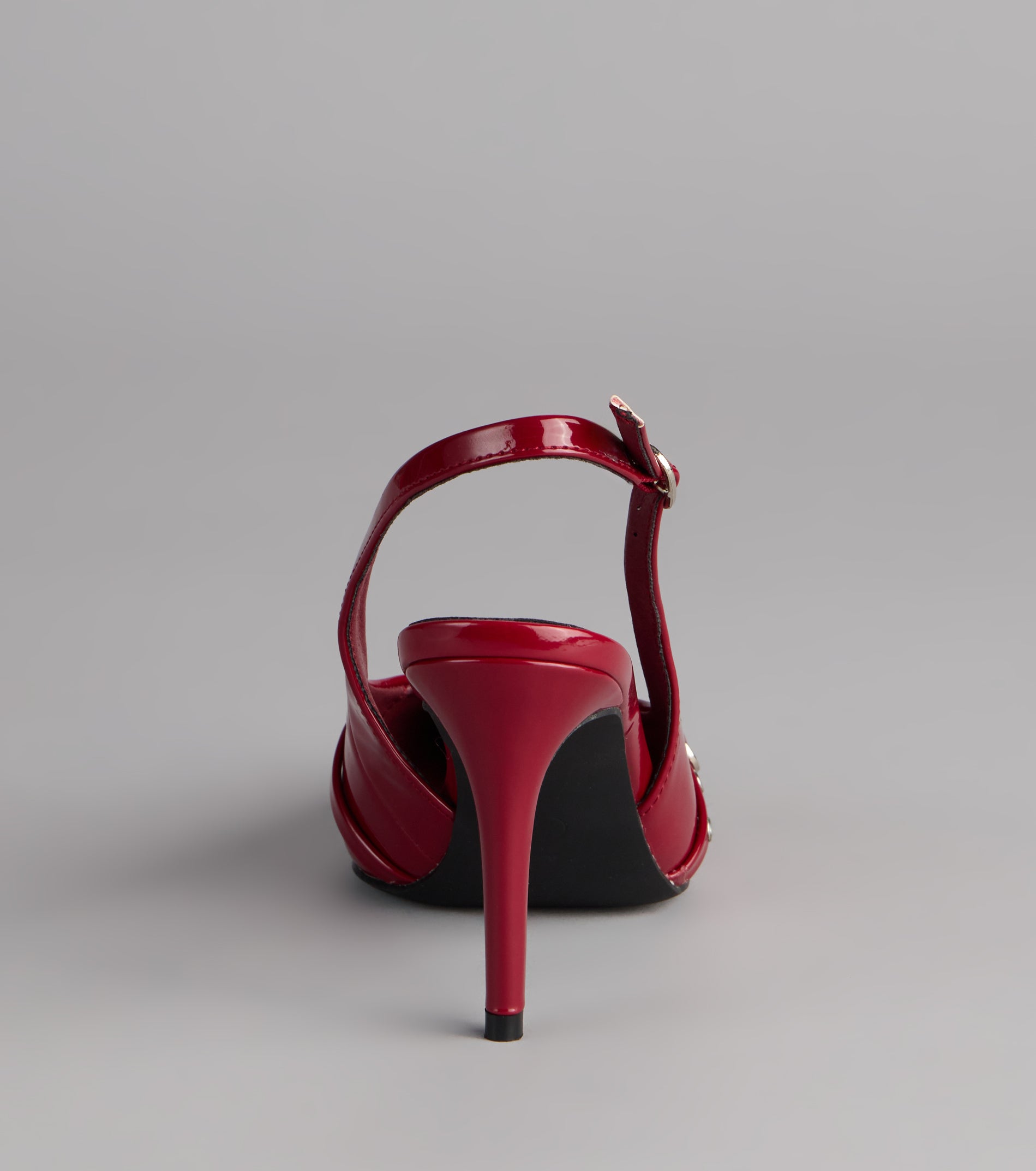 Final Touch Buckle Stiletto Pumps