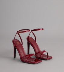 Statement Status Patent Stiletto Heels