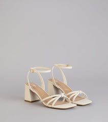 Dressed Up Strappy Heel Sandals