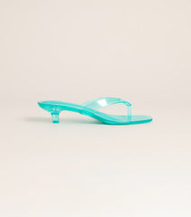 Poolside Plans Jelly Kitten Heels