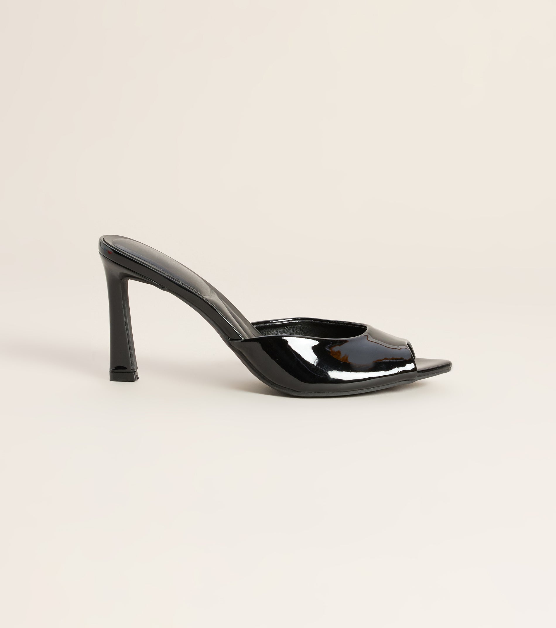 Picture Perfect Faux Leather Mules