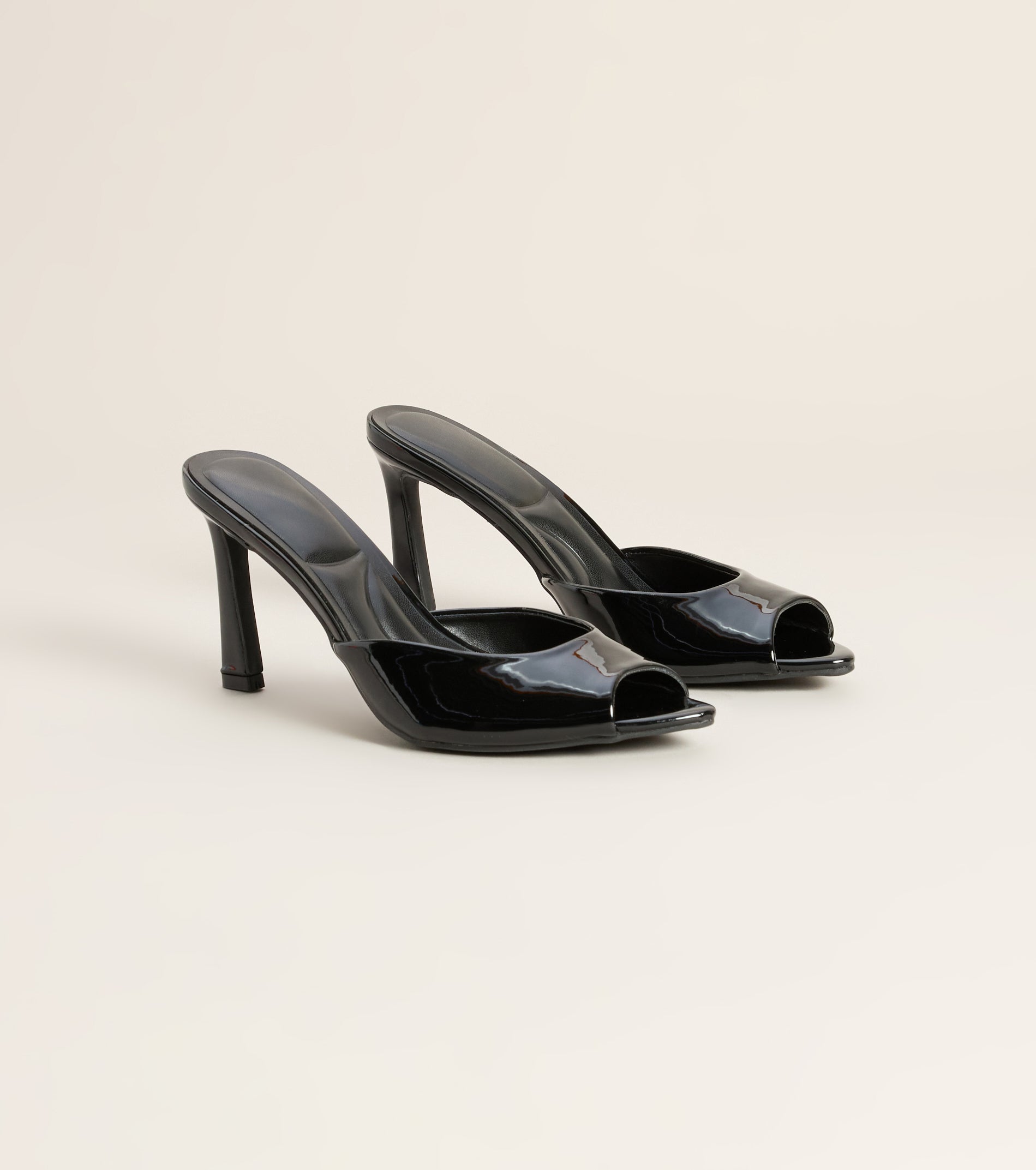 Picture Perfect Faux Leather Mules