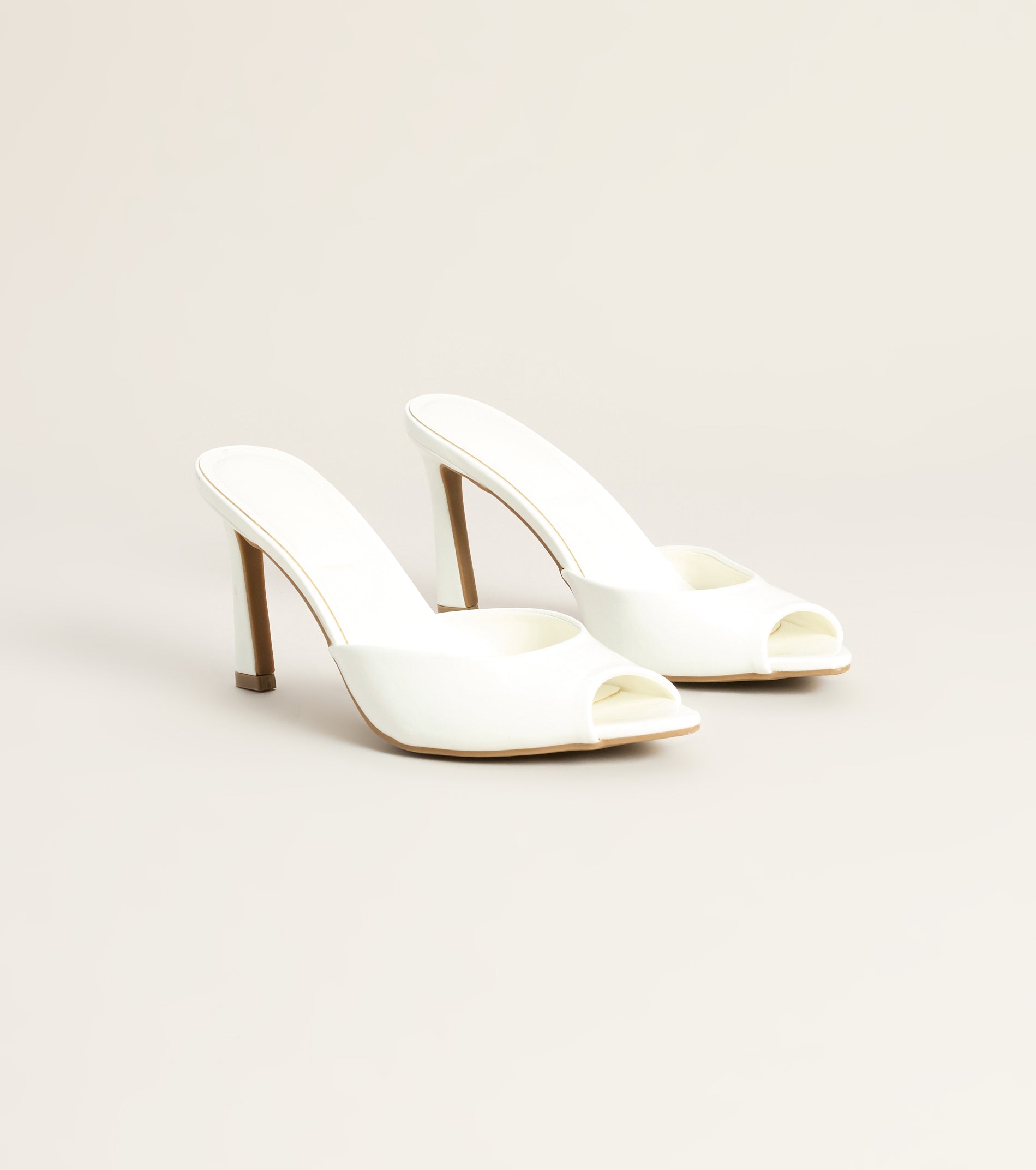 Picture Perfect Faux Leather Mules