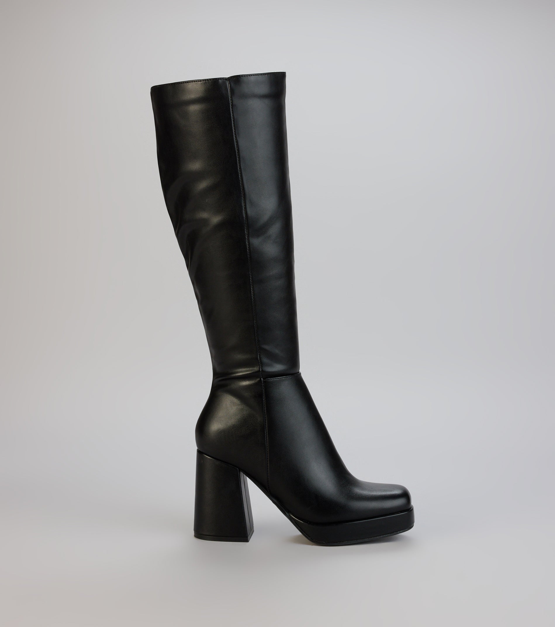 Icon Status Platform Knee Boots
