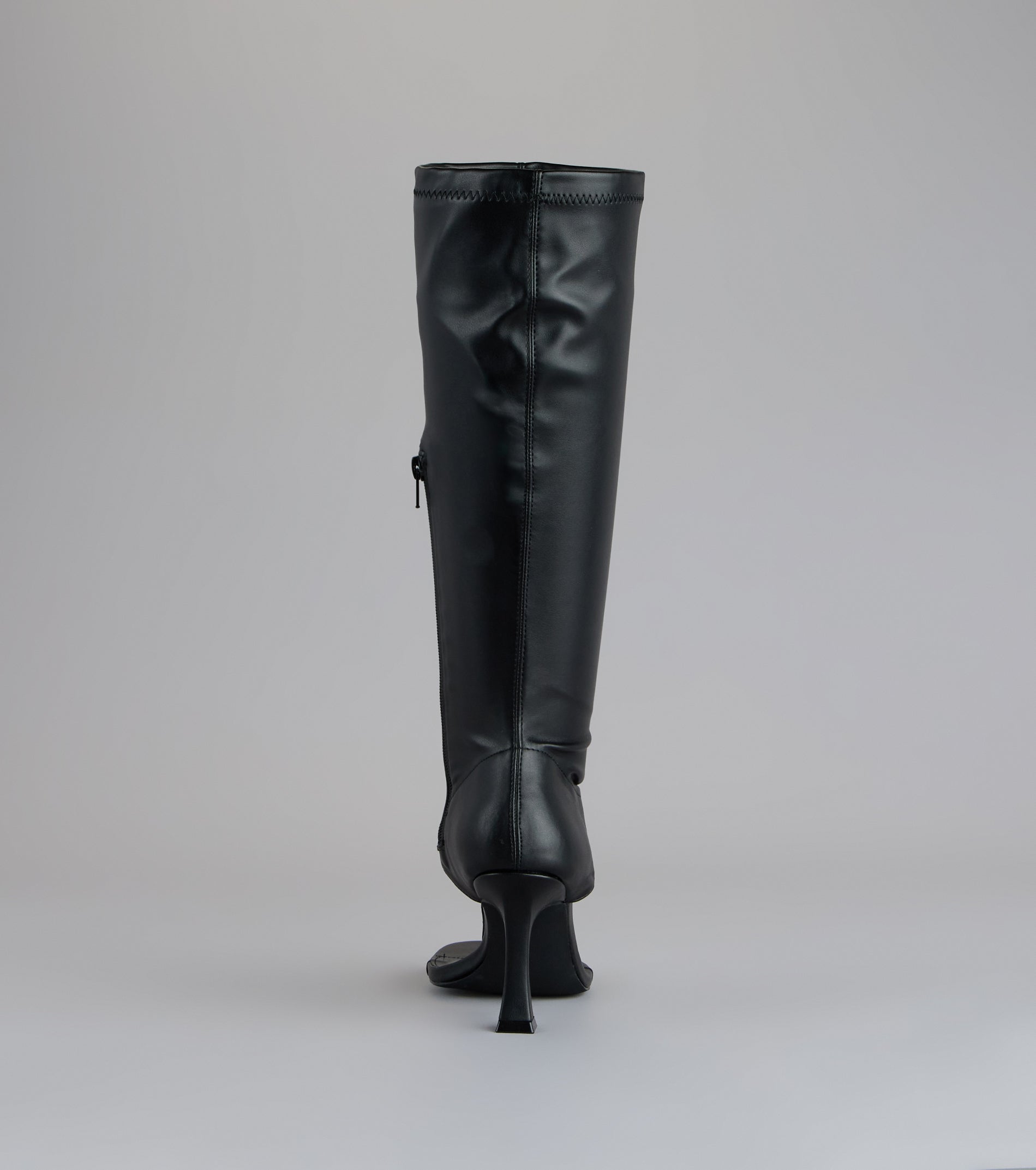 Step Ahead Open Thong Stiletto Boots