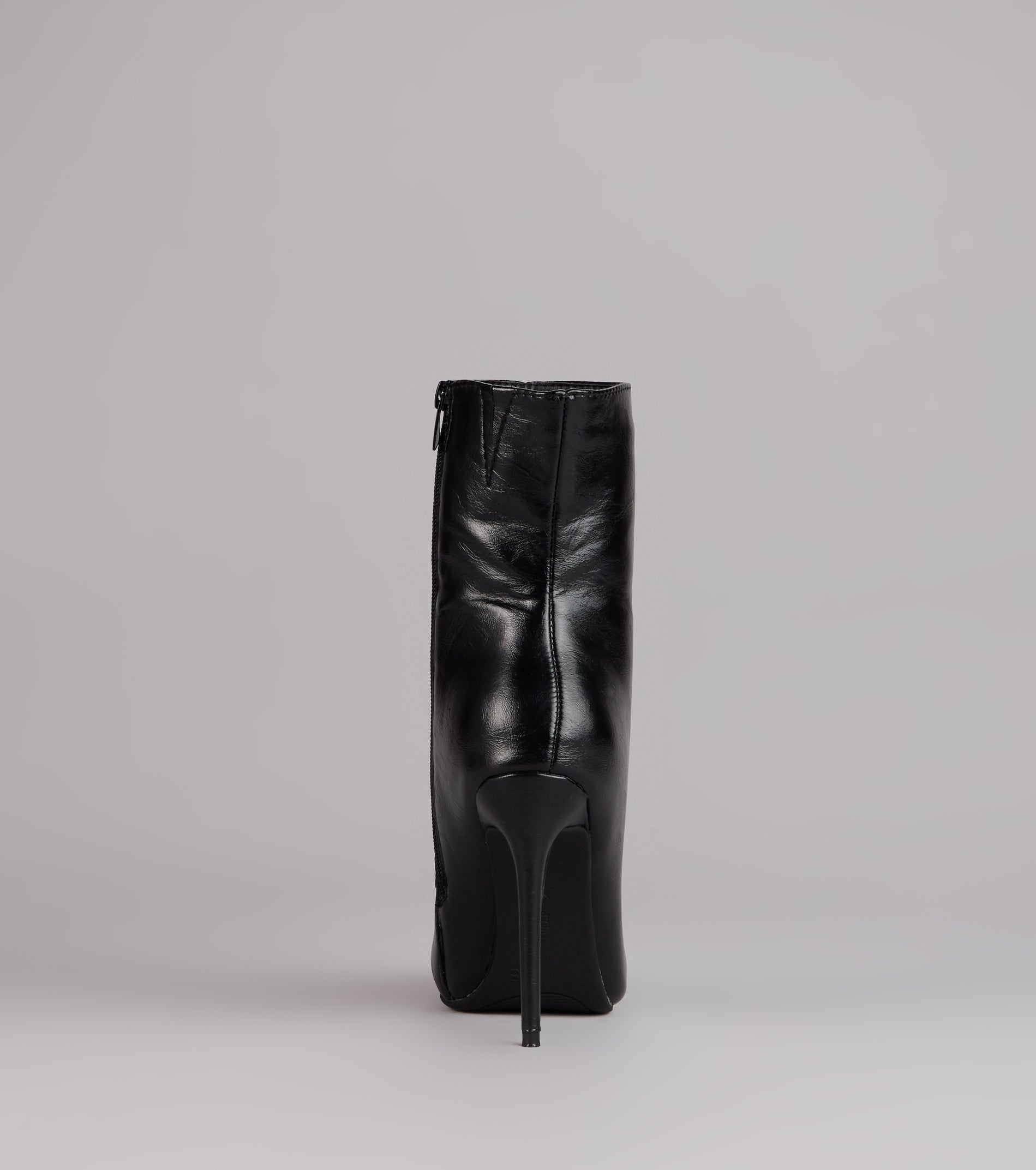 Bold Step Faux Leather Booties