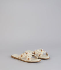 Casually Polished Criss Cross Sandals