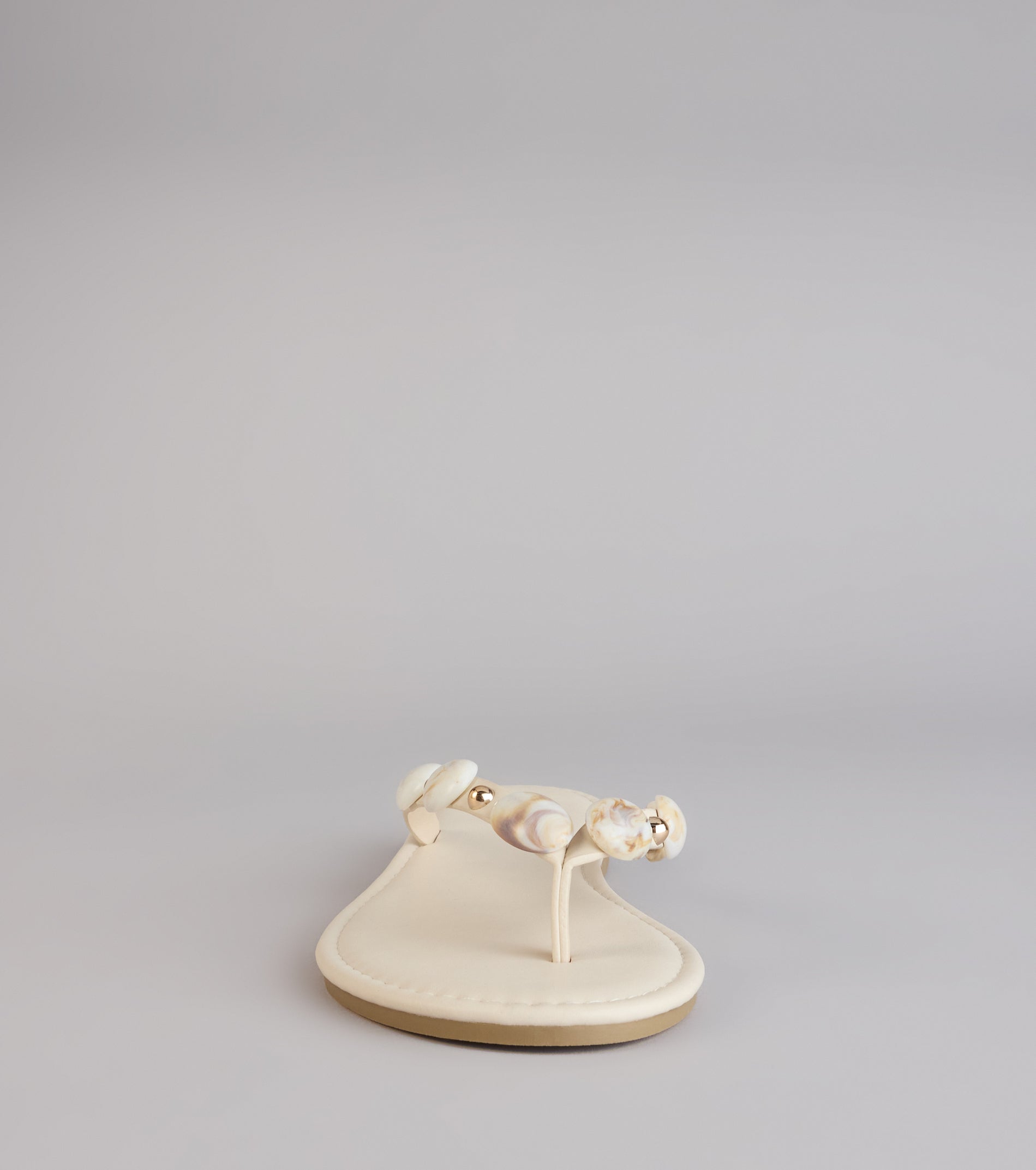 Coastal Crush Beaded Thong Sandals
